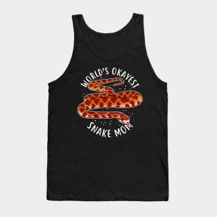 World's Okayest Snake Mom Tank Top